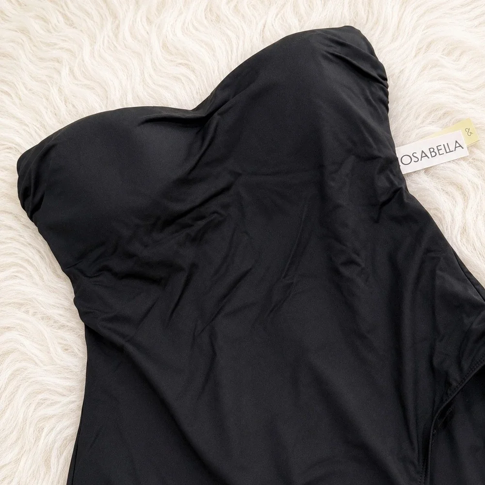 COSABELLA Vita Mar Shaping Bandeau One Piece Swimsuit Black / Size XS - NWT